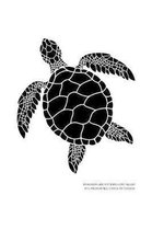 Hawaiian Art Pattern Honu Maori Polynesian Sea Turtle Notebook