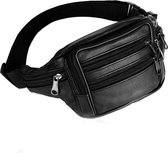 Verstelbare Heuptas Zwart | Fanny Pack PU Leer 5 Zakken