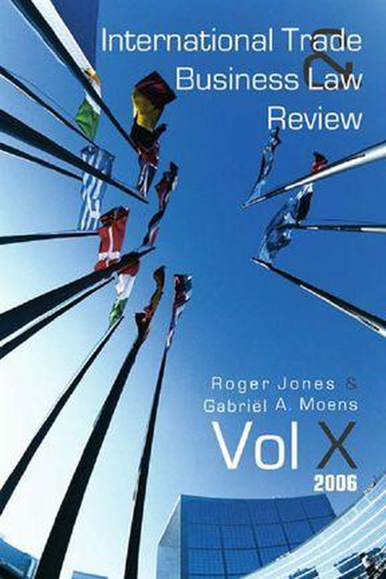 International Trade and Business Law Review - cover