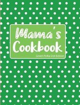 Mama's Cookbook Green Polka Dot Edition