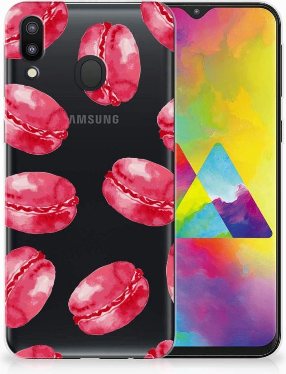 Samsung Galaxy M20 (Power) Siliconen Case Pink Macarons