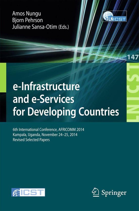 Springer Nature Proceedings Computer Science - e-Infrastruct ... - cover