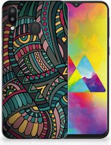 Geschikt voor Samsung Galaxy M20 TPU Hoesje Design Aztec