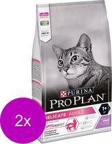 Pro Plan Cat Adult Delicate Kalkoen&Rijst - Kattenvoer - 2 x 1.5 kg