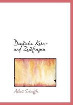 Deutsche Kern- Und Zeitfragen