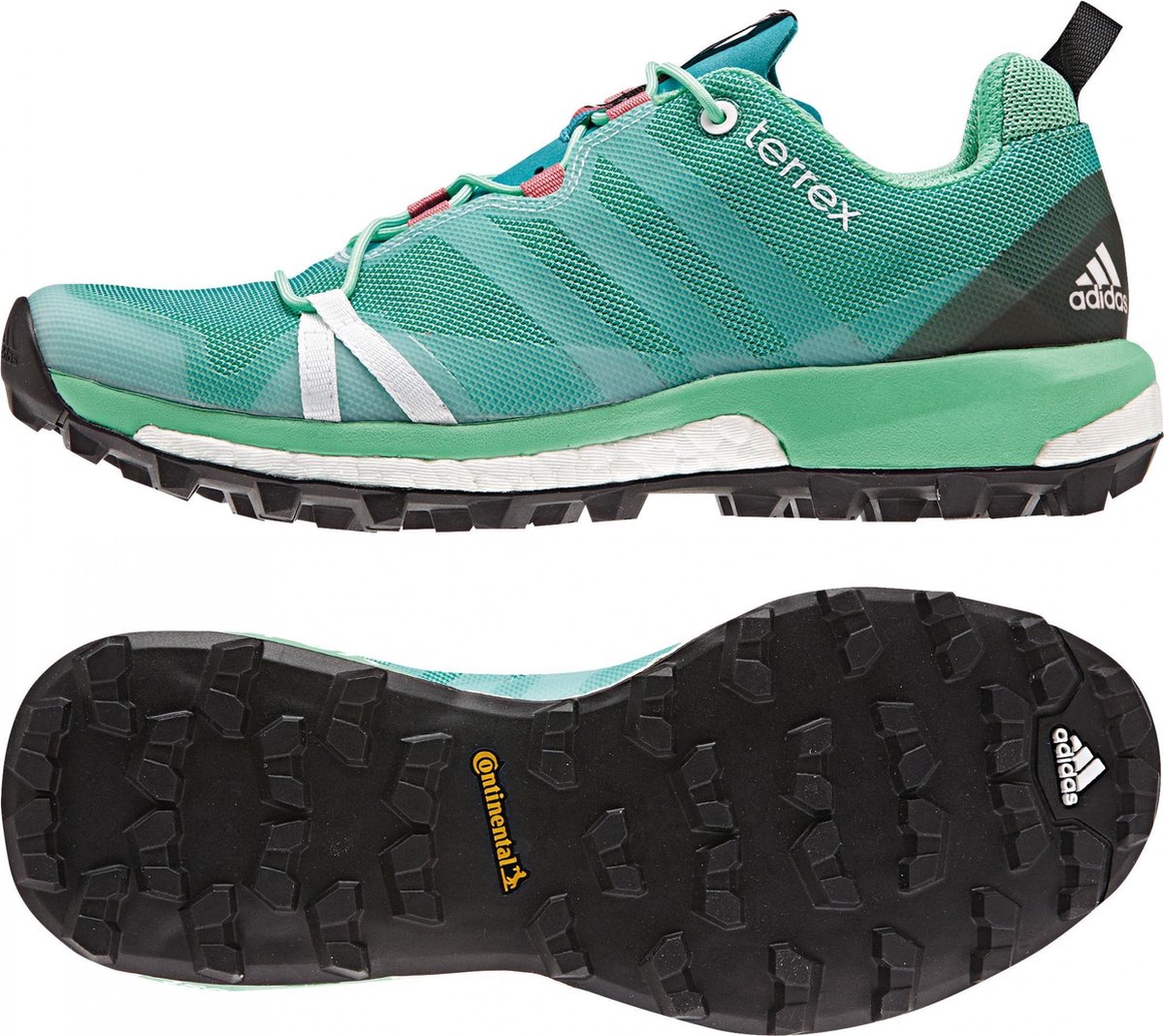 adidas Terrex Agravic - Wandelschoenen - Dames - Maat 39 1/3 - Groen |  bol.com