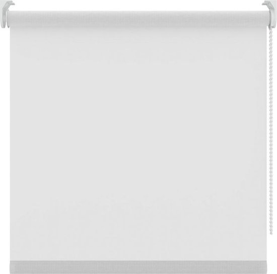 Intensions Exclusive Vouwgordijn Lichtdoorlatend Unicolor Luxe Wit 80x180cm