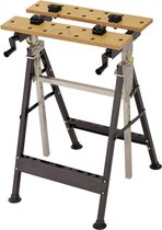 T4all verstelbare Stalen Werkbank - Opklapbaar en gemakkelijk opbergbaar - 81x62x70cm