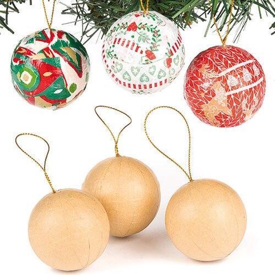 Moreel Vooroordeel verkoopplan Zelf kerstballen maken - maak ontwerp je eigen hangdecoratie - creatieve  knutselpakket... | bol.com