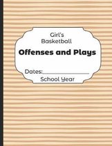 Girls Basketball Offenses and Plays Dates: School Year