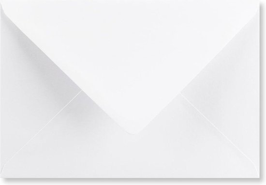 Witte enveloppen 100 stuks 16,2x22,9 cm
