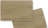 PVC kaart met houtmotief (100 stuks) MAT