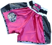 Punch Round Kickboks Broekjes Dames Carbon Roze Muay Thai Shorts L = Jeans maat 34