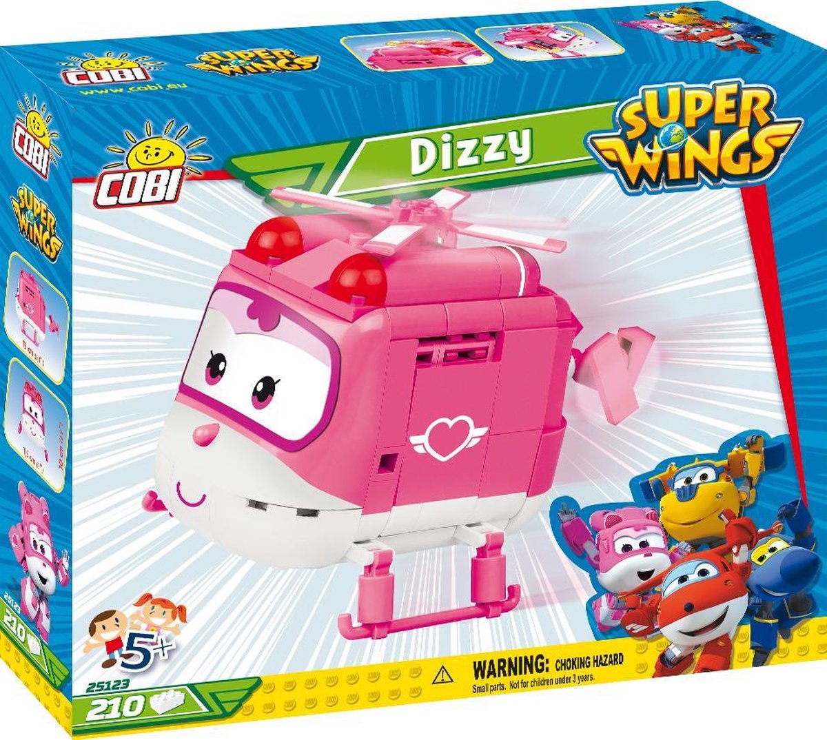 COBI Super Wings - Remi (COB25149) - Maquette En Briques à Construire - Compatible Avec D'autres Marques - Jeu De Construction