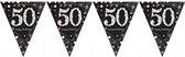 50 jaar vlaggenlijn zwart