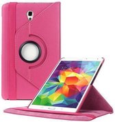 Samsung Galaxy Tab S 8.4 inch (T700 / T705) Tablet Beschermhoes 360° draaibare Case Cover kleur Pink / Roze