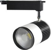 LED COB Railverlichting 18W 6000k Wit 3-wire - 303