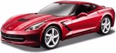 Speelgoed modelauto Chevrolet Corvette rood 1:43