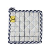 Wiebe van der Zee Pannenlap Koe Ruit - Blauw