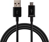 Kabel geschikt voor Samsung Fast Charge Micro USB kabel van 1.5 M zwart