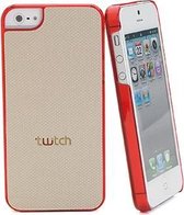 muvit iPhone 5 / 5S TWITCH Cover Beige/Red