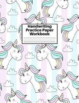 Handwriting Practice Paper Workbook