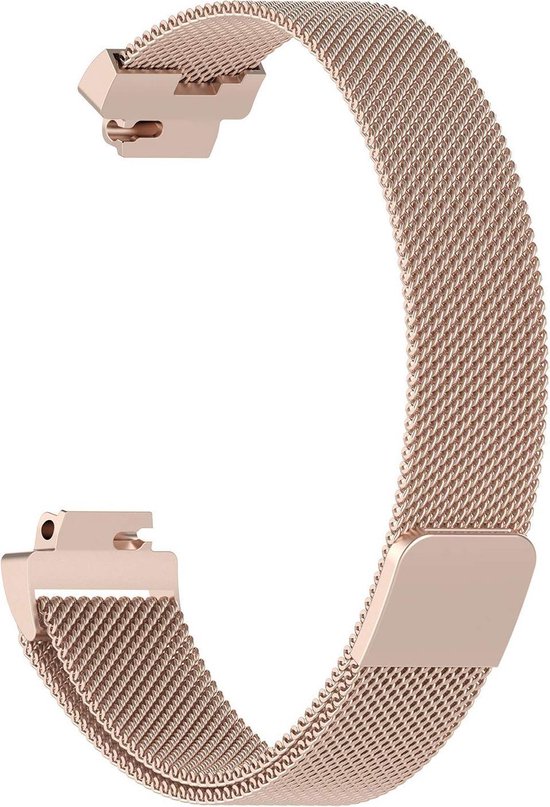 YONO Milanees bandje - Fitbit Inspire (HR) - Champagne - Small