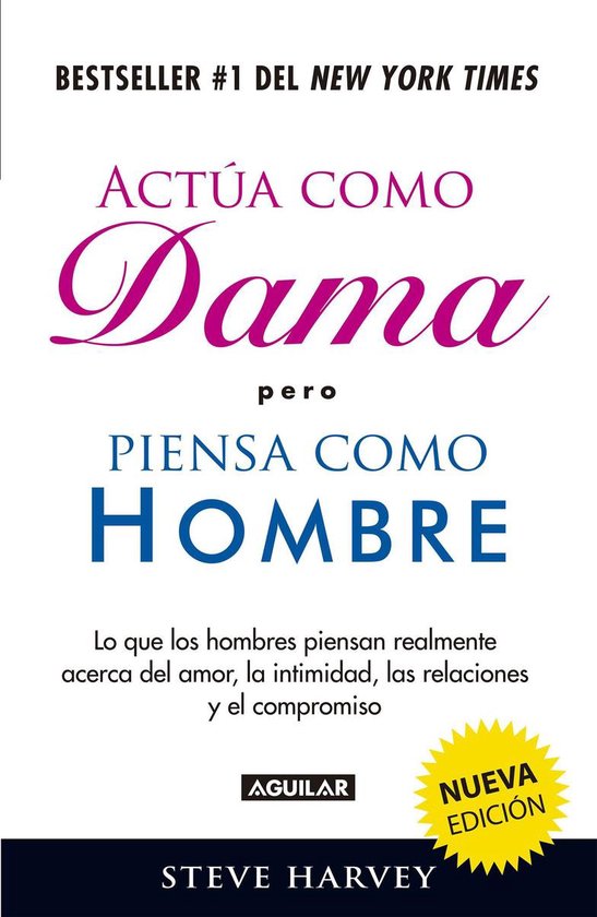 Boekcover 'Actúa como dama pero piensa como hombre' door Steve Harvey, bestseller #1 New York Times.