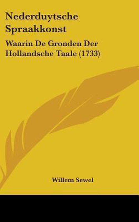 Nederduytsche Spraakkonst - cover