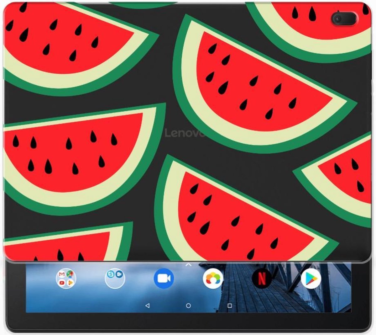 Back Cover voor Lenovo Tab E10 Tablet Cover Watermelons