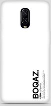 BOQAZ. OnePlus 6t hoesje - Plus hoesje - hoesje URBN mat wit