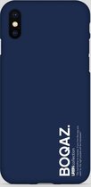 BOQAZ. iPhone X hoesje - URBN mat blauw