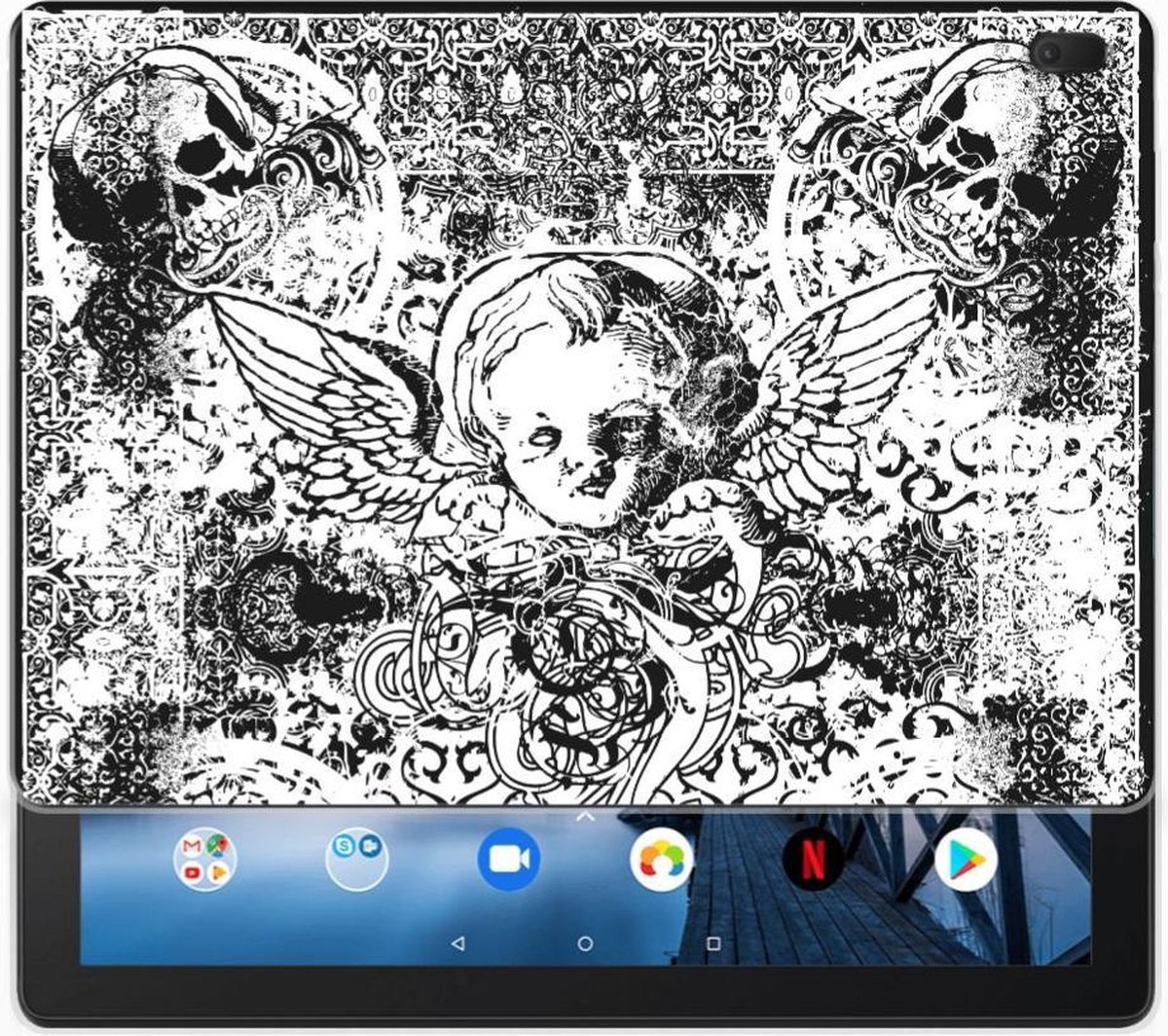 Tablet BackCover Lenovo Tab E10 Skulls Angel