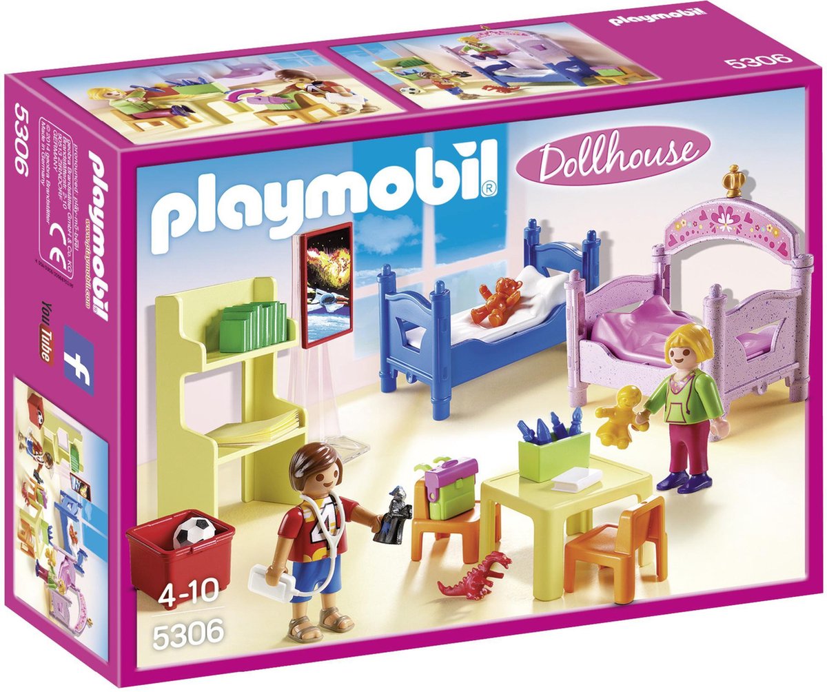 Playmobil | Playmobil Poppenhuis - Kinderkamer Met Stapelbed (5306) |  bol.com
