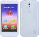 Huawei Y625 Silicone Case s-style hoesje Transparant