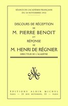 Discours de réception de Pierre Benoit à l'Académie Française