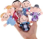 Marionnettes à doigts, 6 pièces, famille