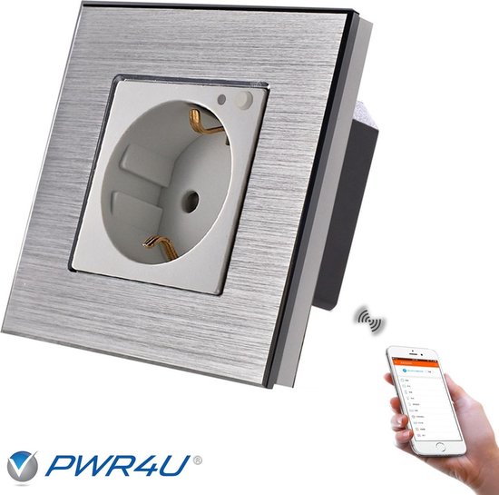 album Regenjas ochtendgloren PWR4U® - slim stopcontact - Google Home te schakelen - SmartLife - Wifi |  bol.com