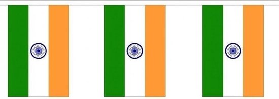 Buiten vlaggenlijn India - 300 cm slingers versiering |