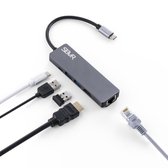 SBVR - 5 in 1 USB Type-C Hub - Multipoort - Incl. Ethernet / HDMI