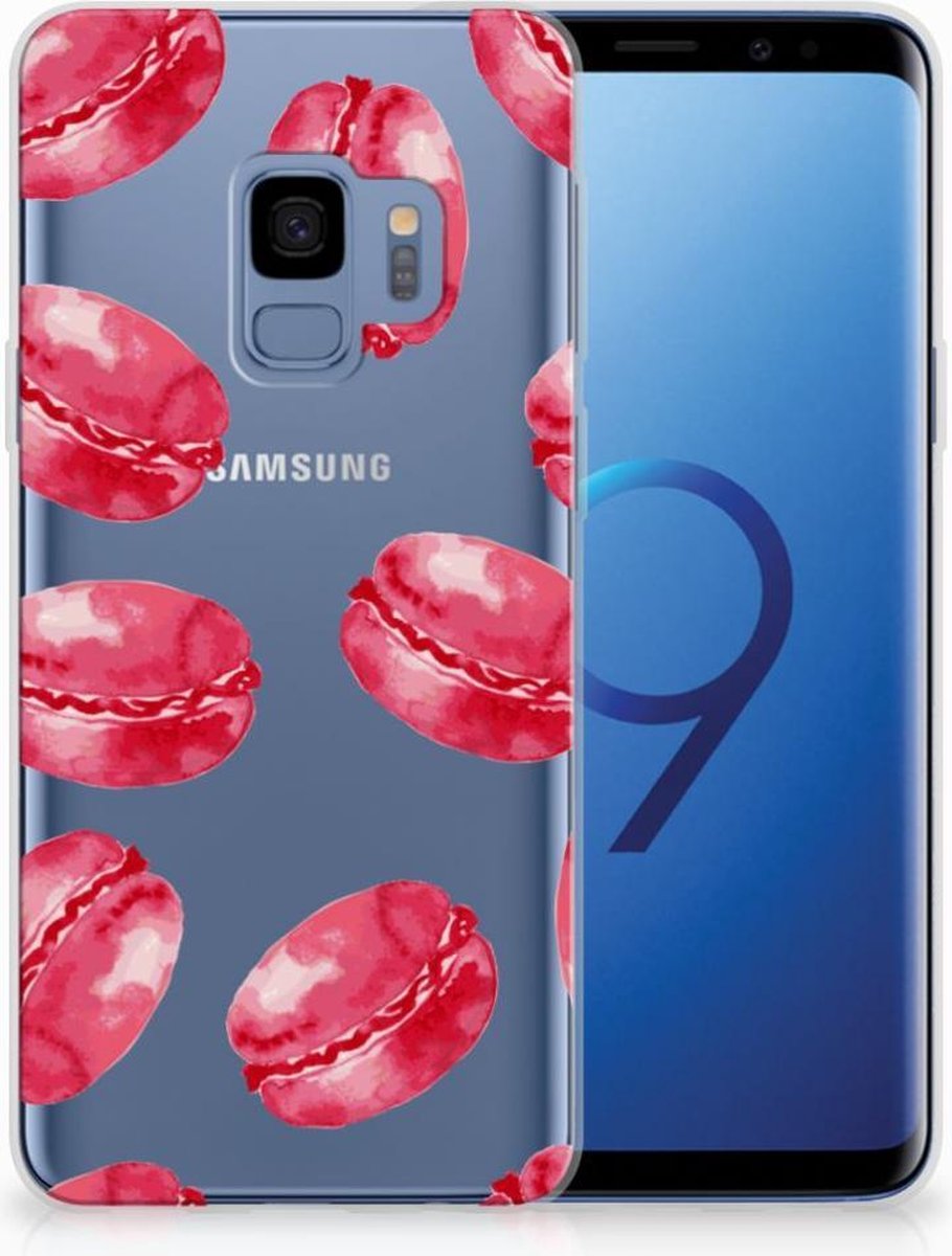 Samsung Galaxy S9 Siliconen Case Pink Macarons