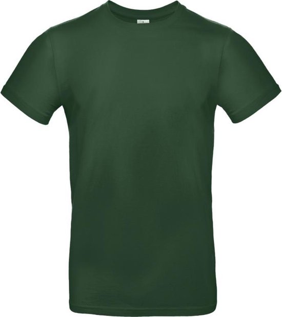 B&C Basic T-shirt E190 - Bottle Green - Maat XS