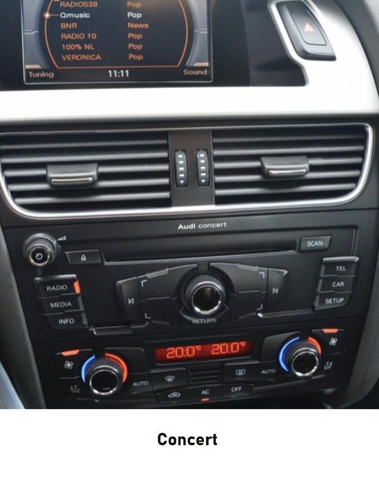 Câble adaptateur de diffusion Audio Bluetooth Audi A4 B8 A5 Q3 Concert  Symphony Chorus | bol.com