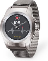 MyKronoz ZeTime elite - Hybride smartwatch - Zlver - 44mm