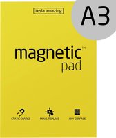 Schrijfblok Magnetic Pad A3 50 sheets Geel