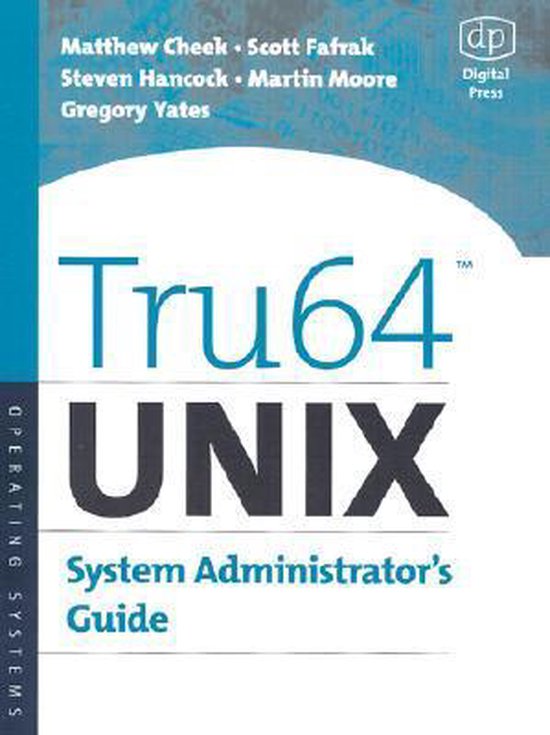 Tru64 UNIX System Administrator's Guide - cover