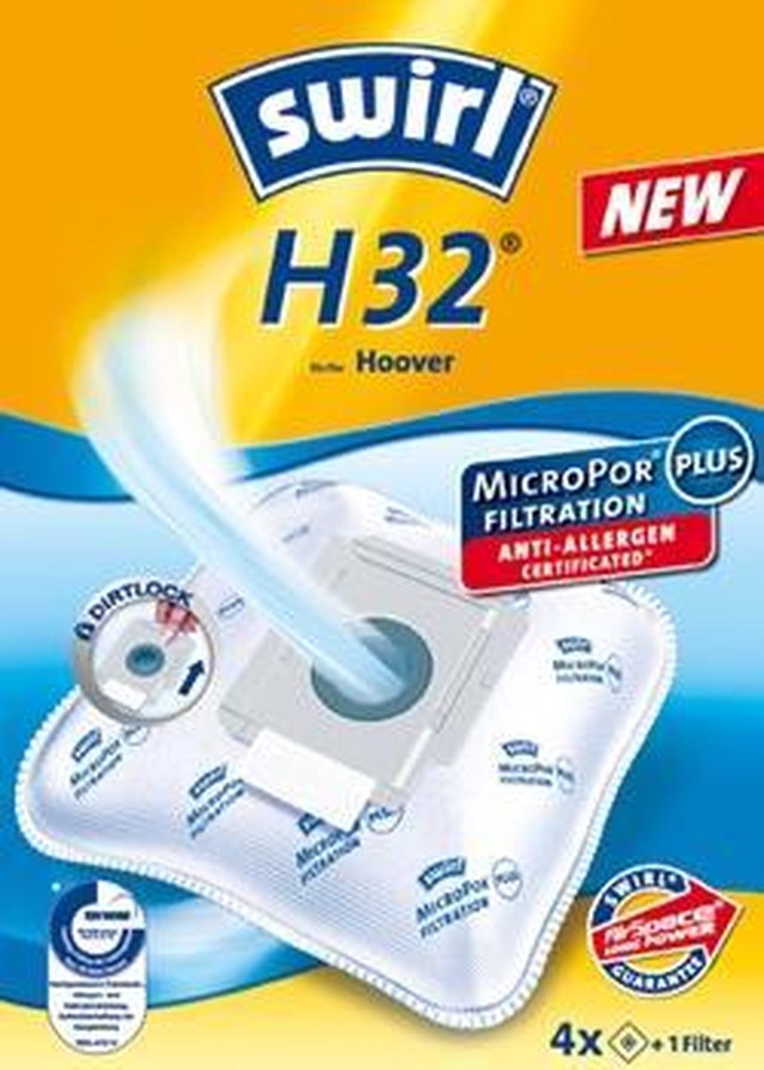 Swirl H 32 MicroPor Staubfilterbeutel