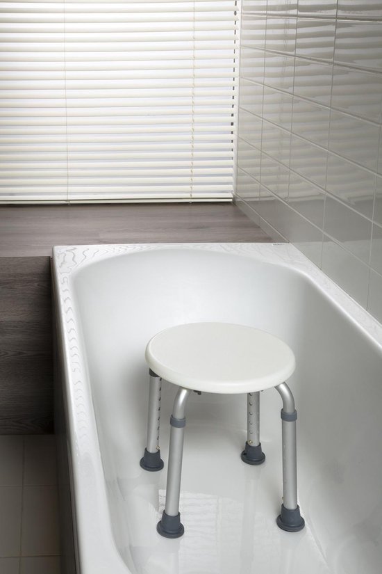 Tabouret pour baignoire ou douche Allibert USIS - gris clair - réglable en  hauteur -... | bol.com