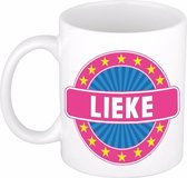 Lieke naam koffie mok / beker 300 ml - namen mokken