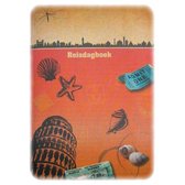 Oranje dagboek voor op reis - Reisdagboek/reisplanner - Dagboeken voor o.a. verre reizen/wereldreizen